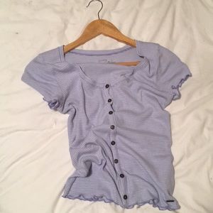 Striped Button Down 🧢